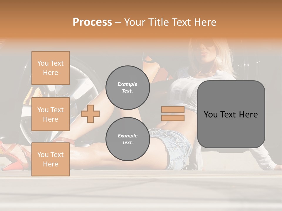 Person One Female PowerPoint Template