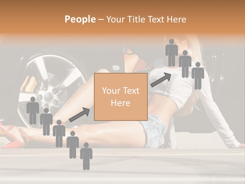 Person One Female PowerPoint Template