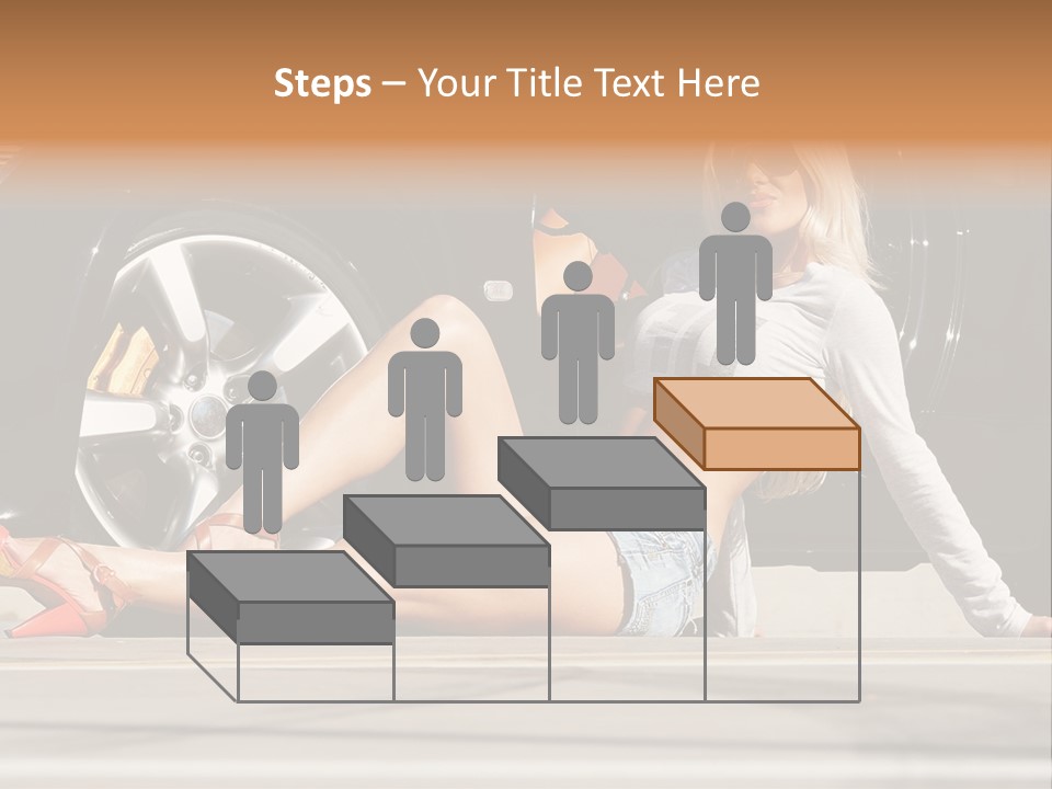 Person One Female PowerPoint Template