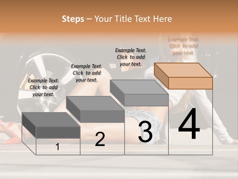 Person One Female PowerPoint Template