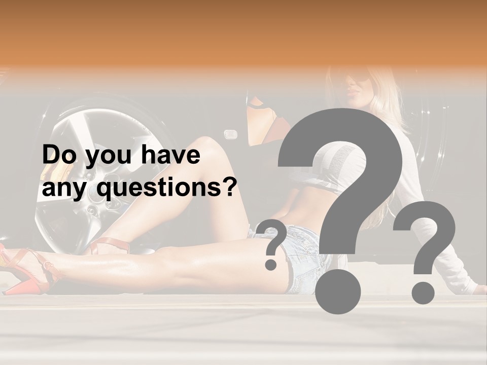 Person One Female PowerPoint Template