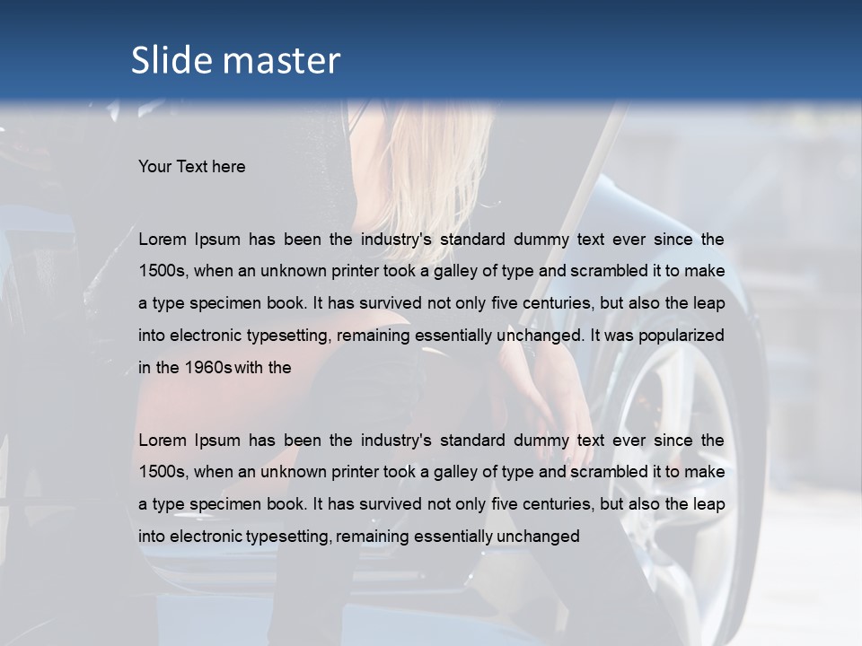 People Sport Black PowerPoint Template