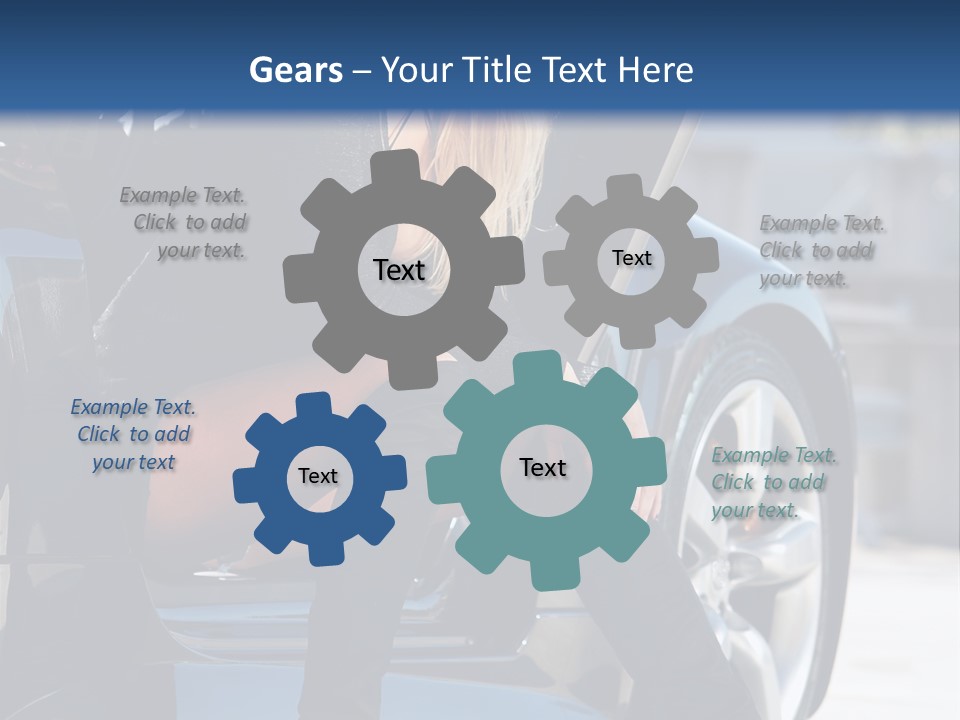 People Sport Black PowerPoint Template