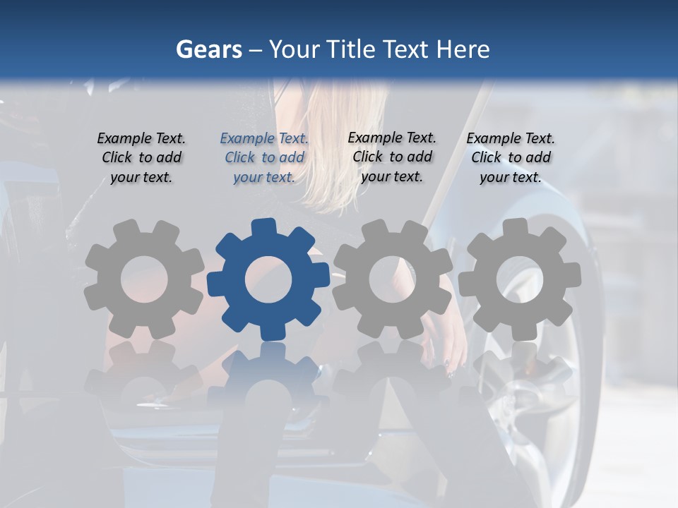 People Sport Black PowerPoint Template