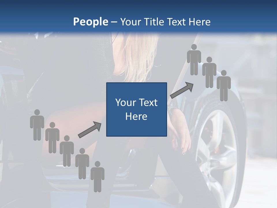 People Sport Black PowerPoint Template