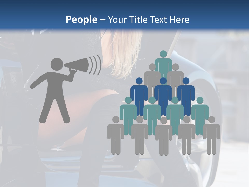 People Sport Black PowerPoint Template