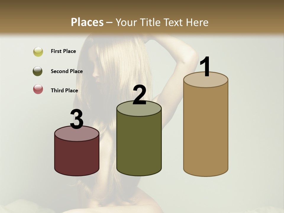 Woman Portrait Nude PowerPoint Template