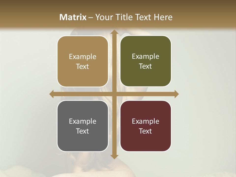 Woman Portrait Nude PowerPoint Template