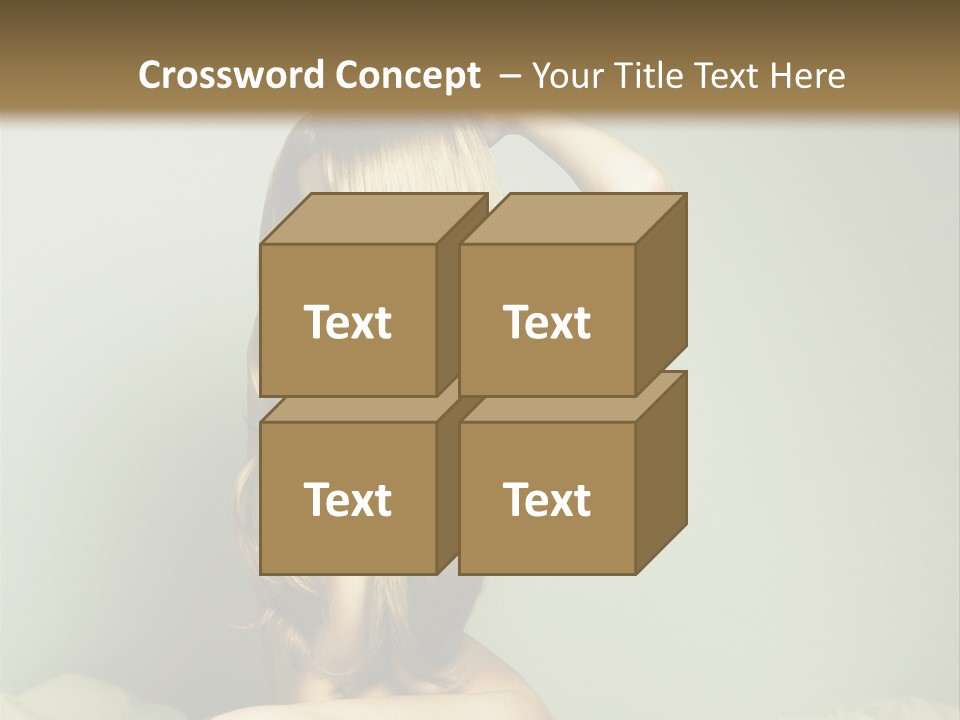 Woman Portrait Nude PowerPoint Template