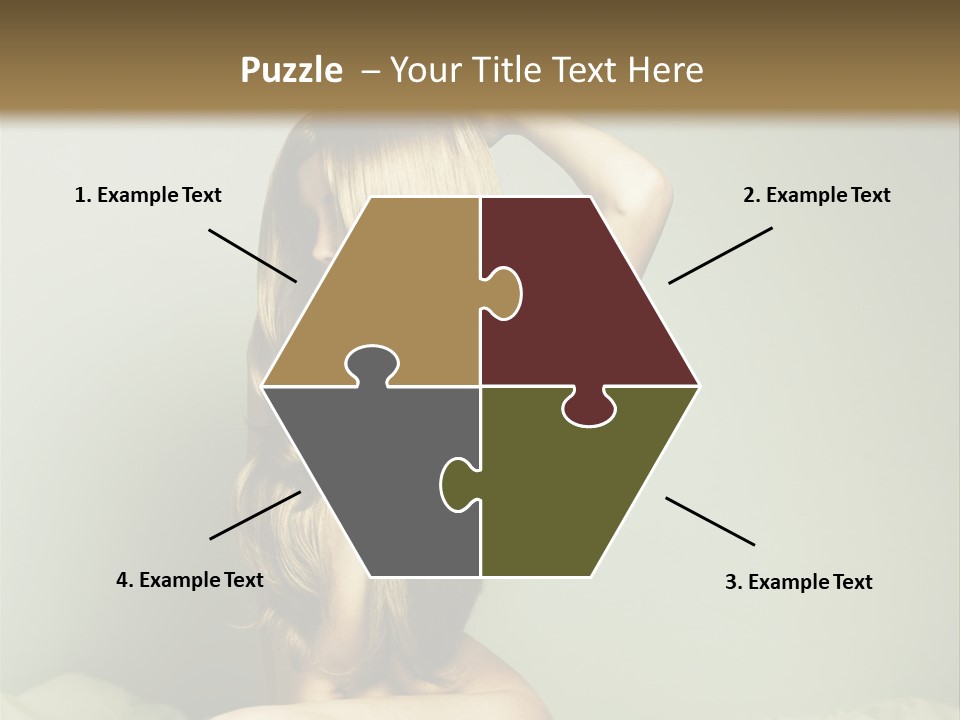 Woman Portrait Nude PowerPoint Template