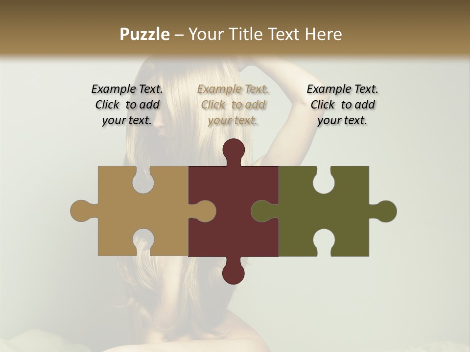 Woman Portrait Nude PowerPoint Template