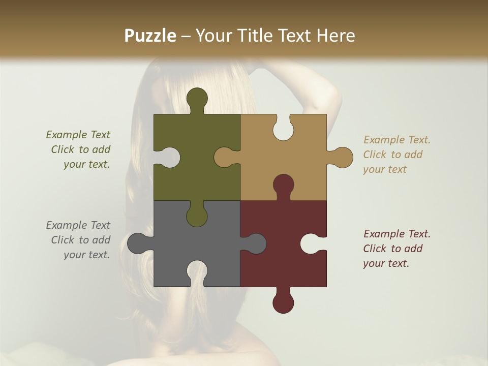 Woman Portrait Nude PowerPoint Template