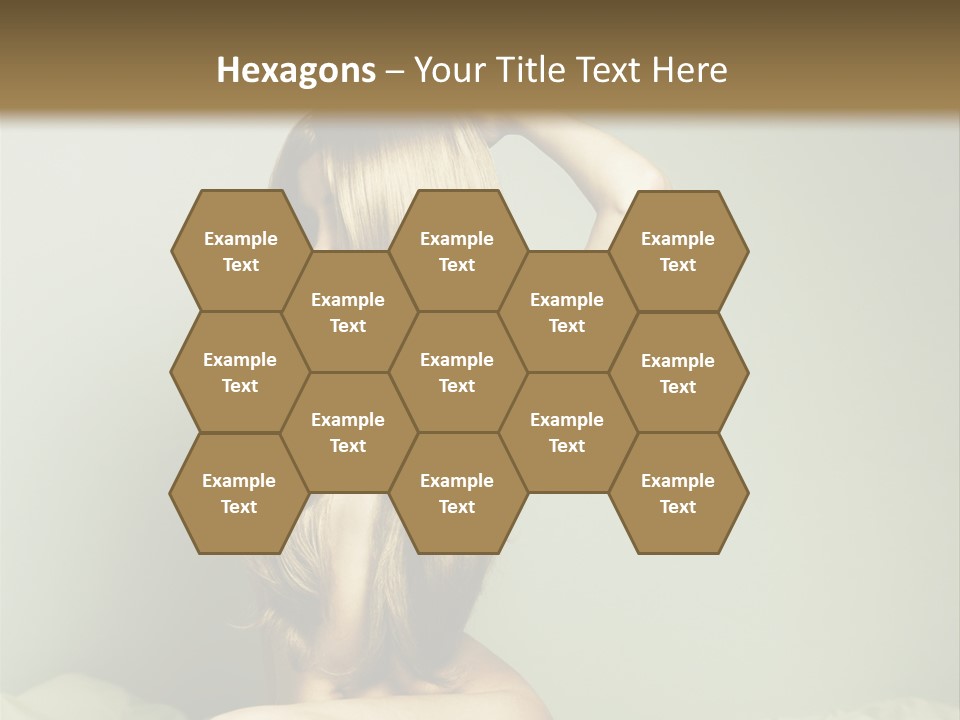 Woman Portrait Nude PowerPoint Template