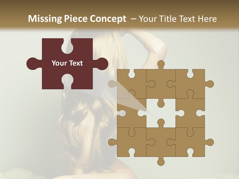 Woman Portrait Nude PowerPoint Template