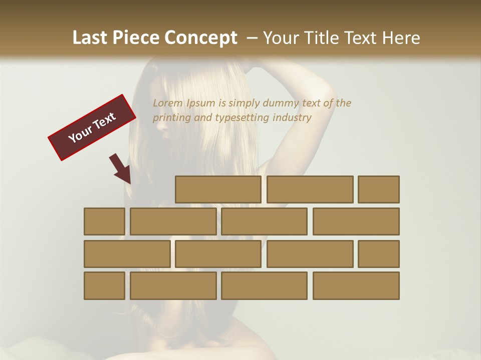 Woman Portrait Nude PowerPoint Template