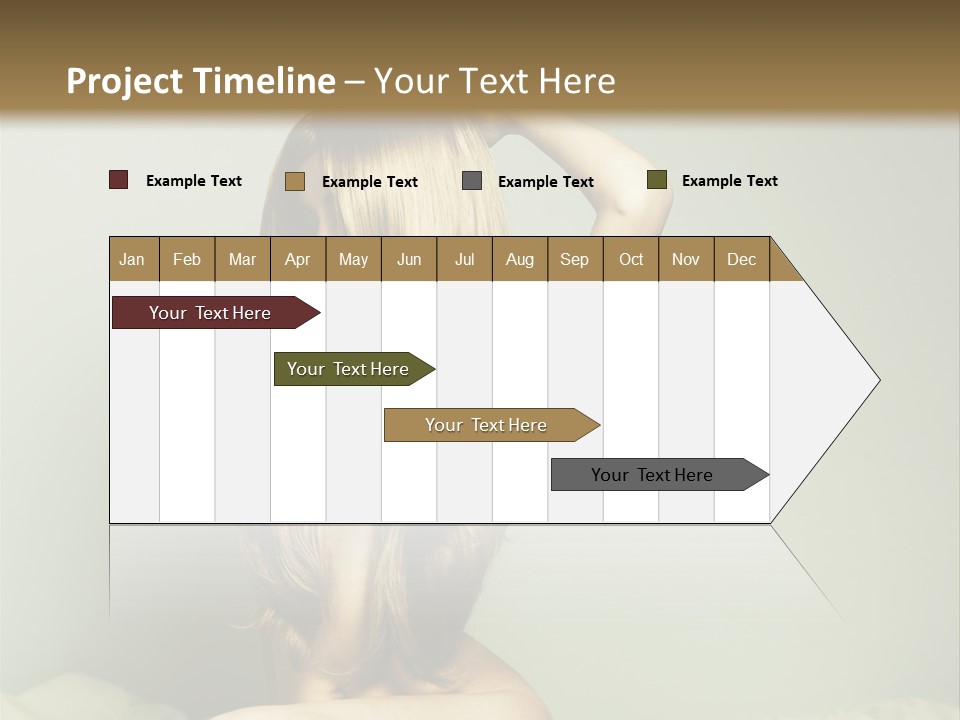 Woman Portrait Nude PowerPoint Template