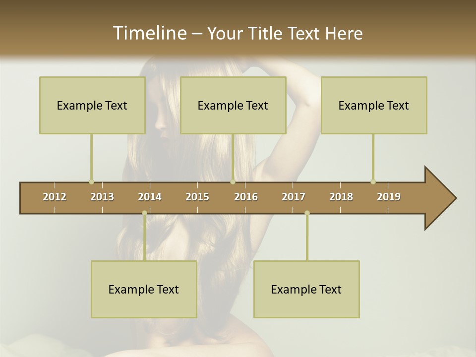 Woman Portrait Nude PowerPoint Template