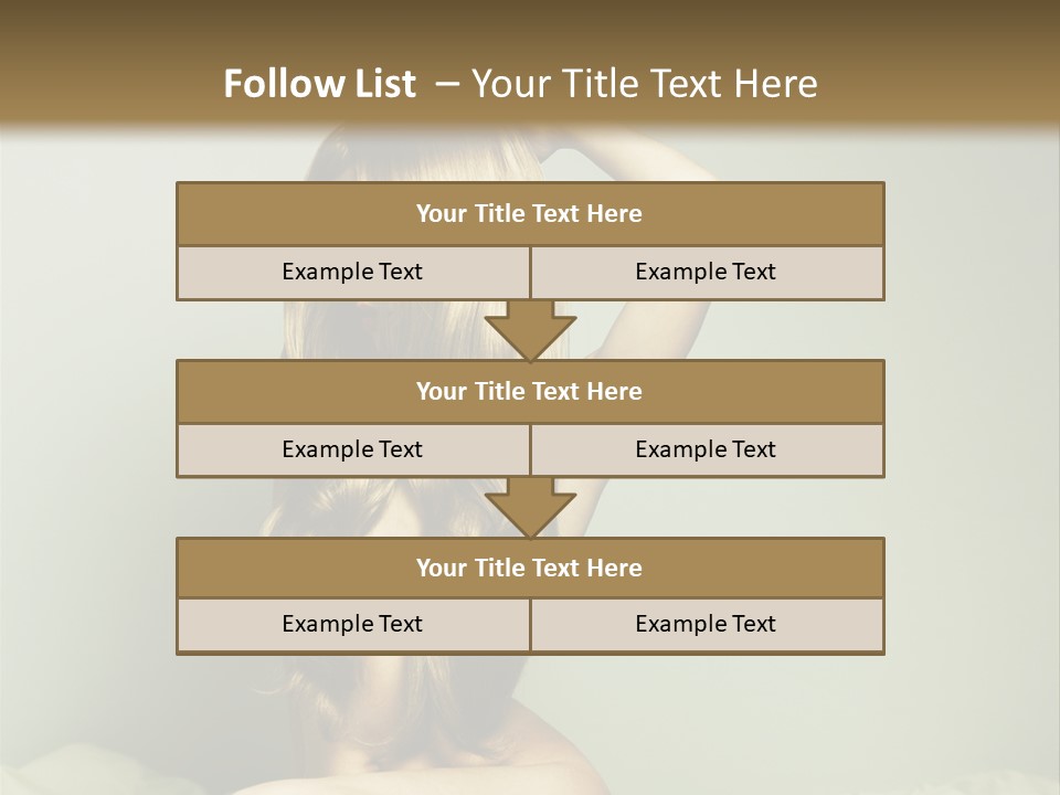 Woman Portrait Nude PowerPoint Template