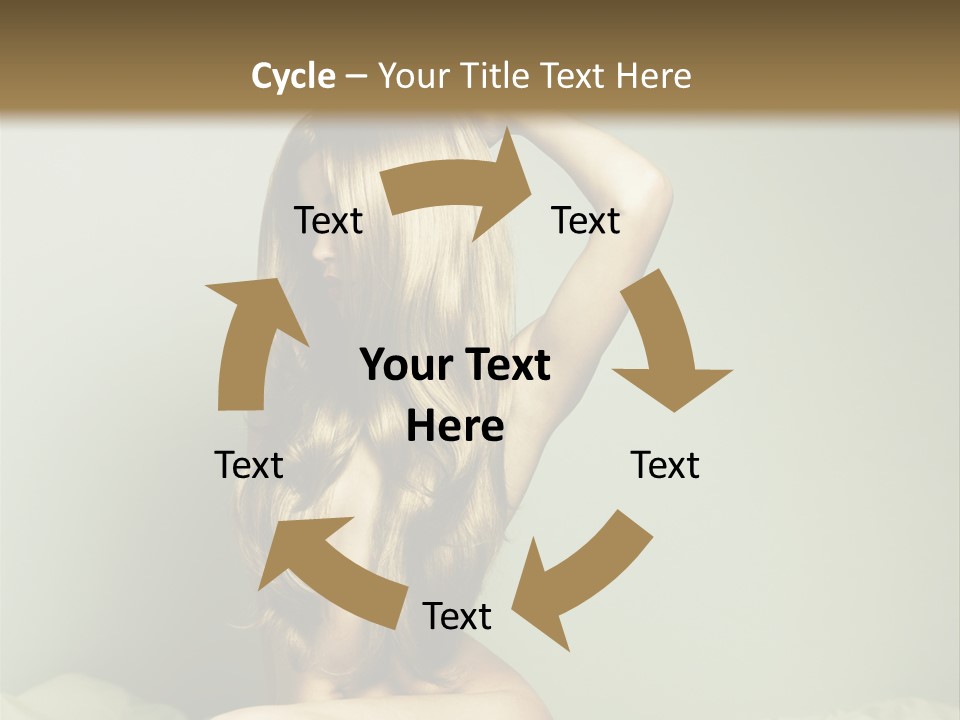 Woman Portrait Nude PowerPoint Template