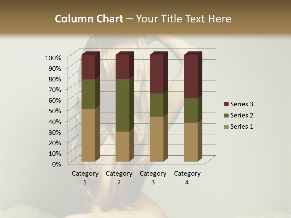 Woman Portrait Nude PowerPoint Template