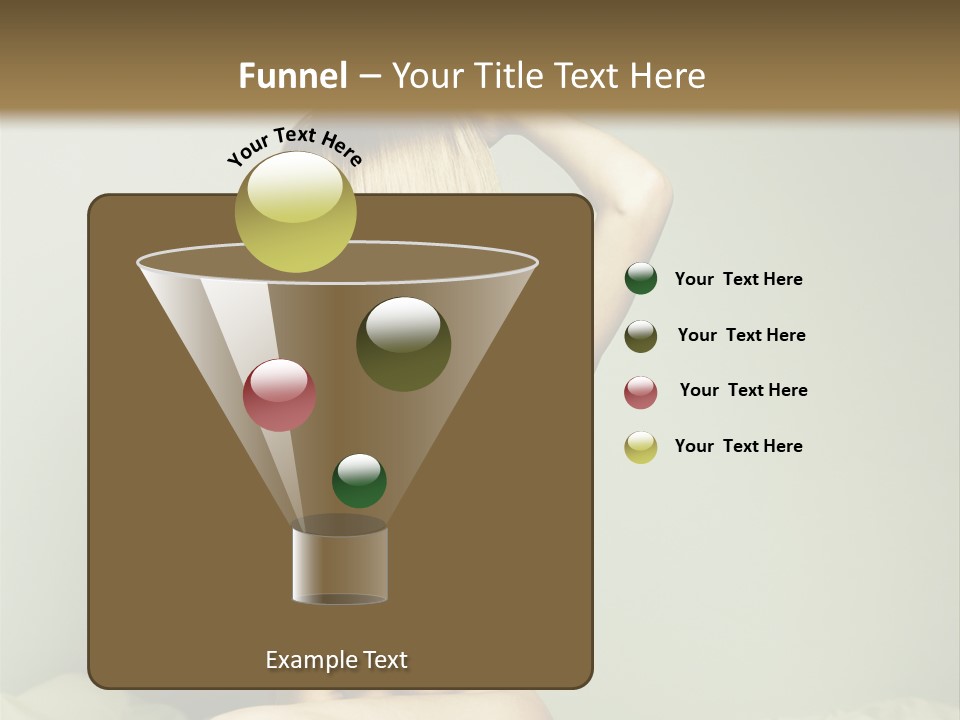 Woman Portrait Nude PowerPoint Template