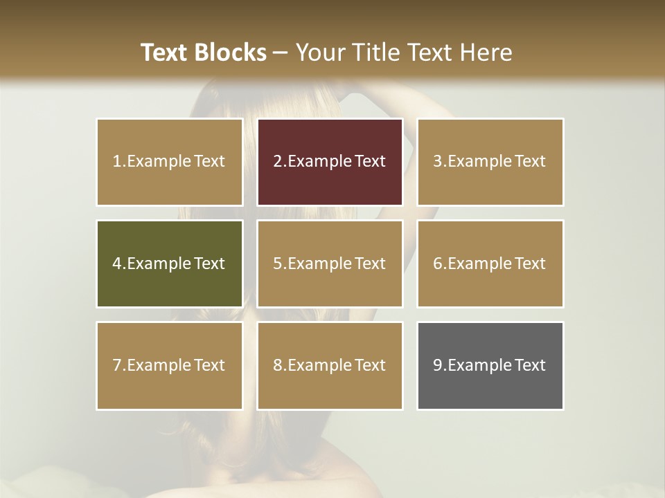 Woman Portrait Nude PowerPoint Template