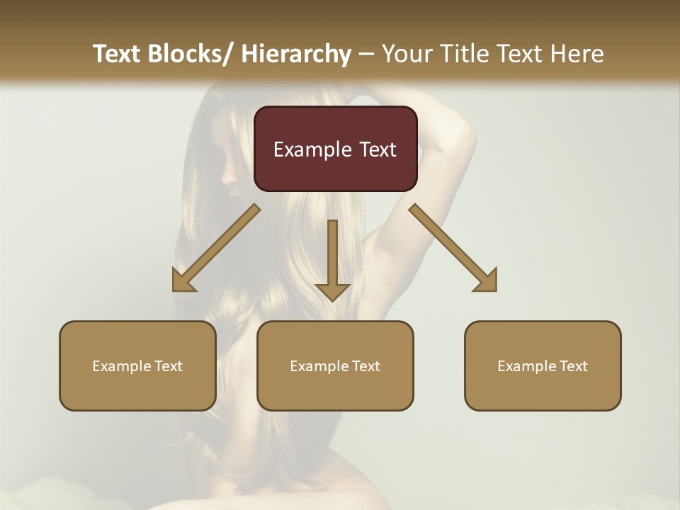 Woman Portrait Nude PowerPoint Template