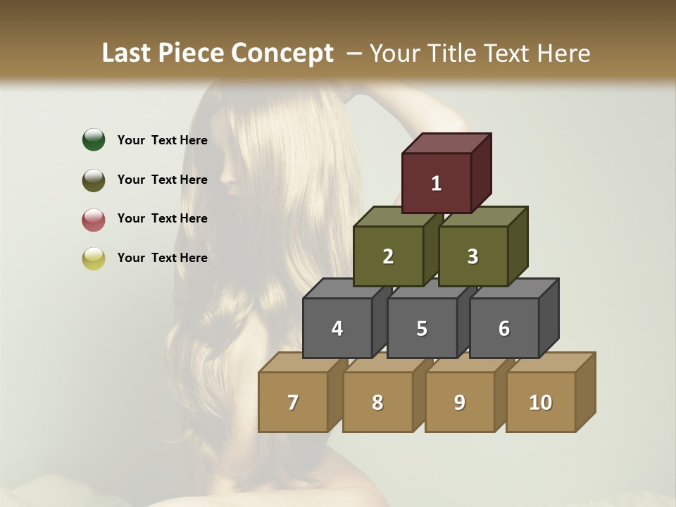 Woman Portrait Nude PowerPoint Template