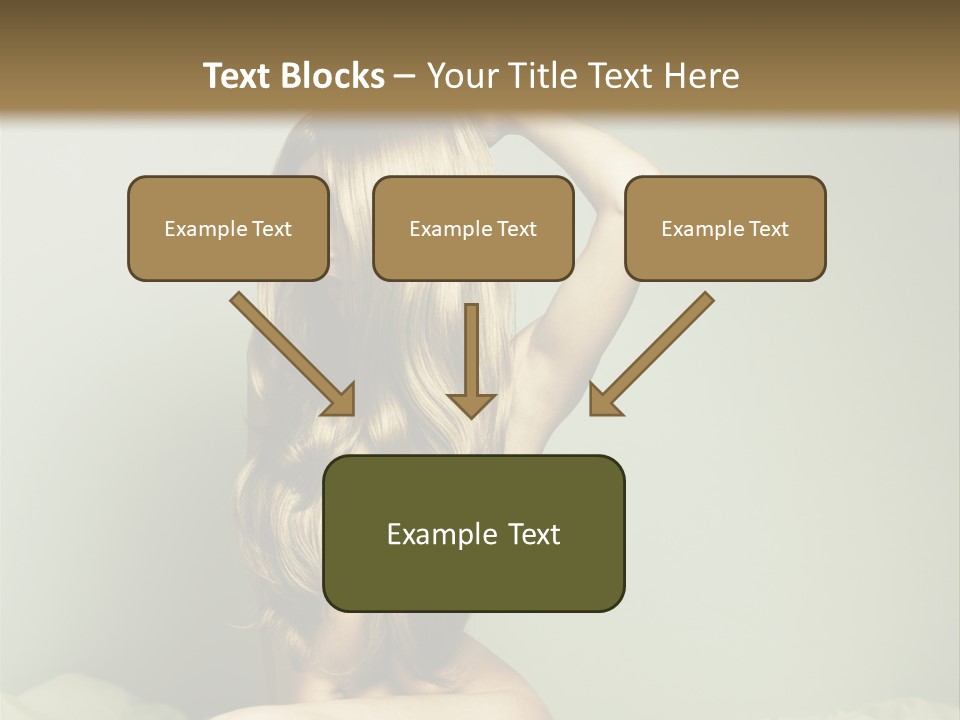 Woman Portrait Nude PowerPoint Template