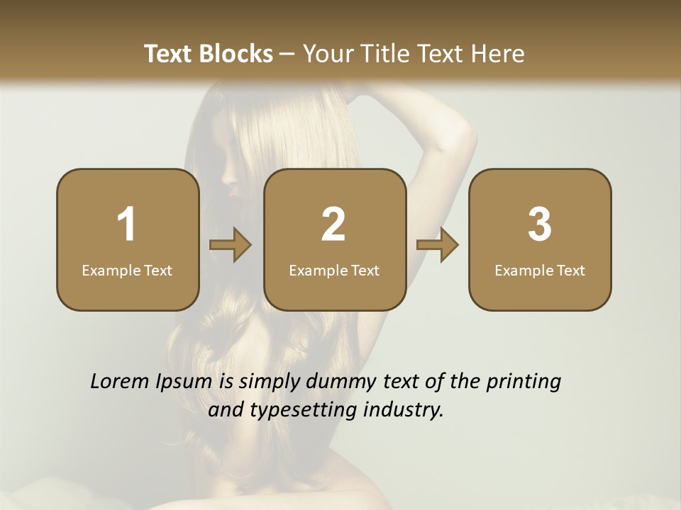 Woman Portrait Nude PowerPoint Template