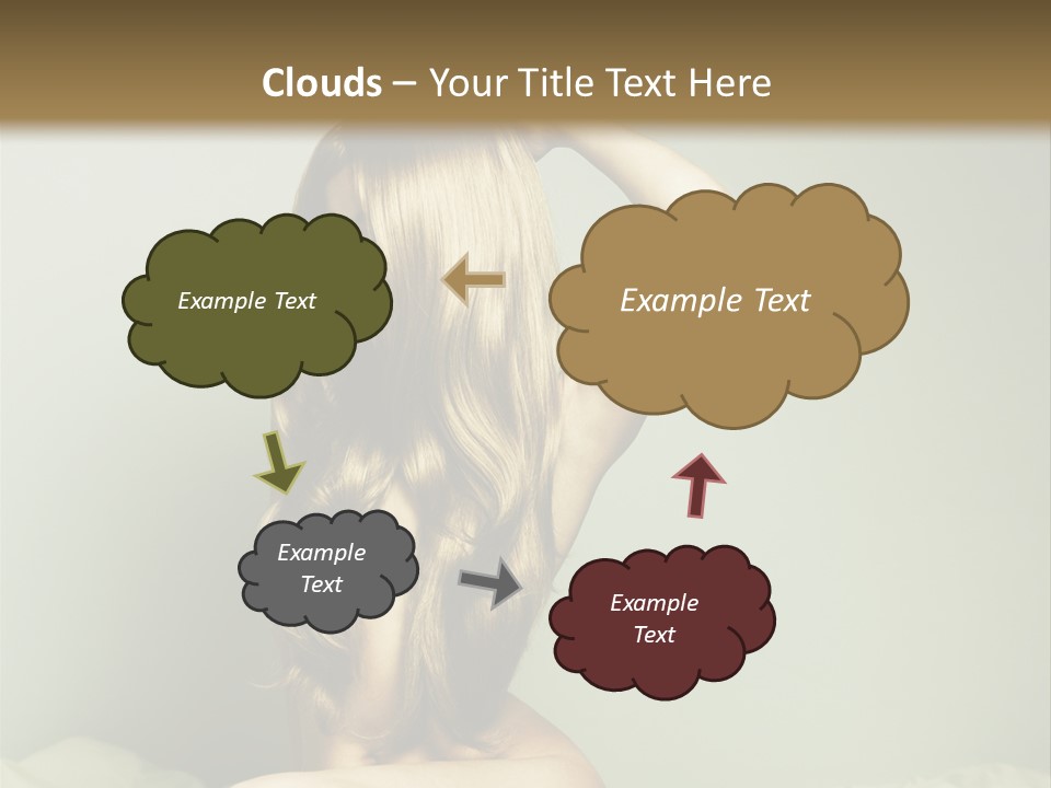 Woman Portrait Nude PowerPoint Template