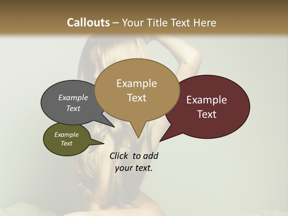 Woman Portrait Nude PowerPoint Template