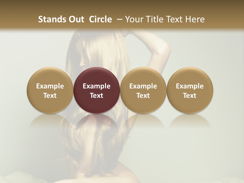 Woman Portrait Nude PowerPoint Template