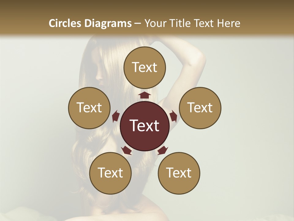 Woman Portrait Nude PowerPoint Template