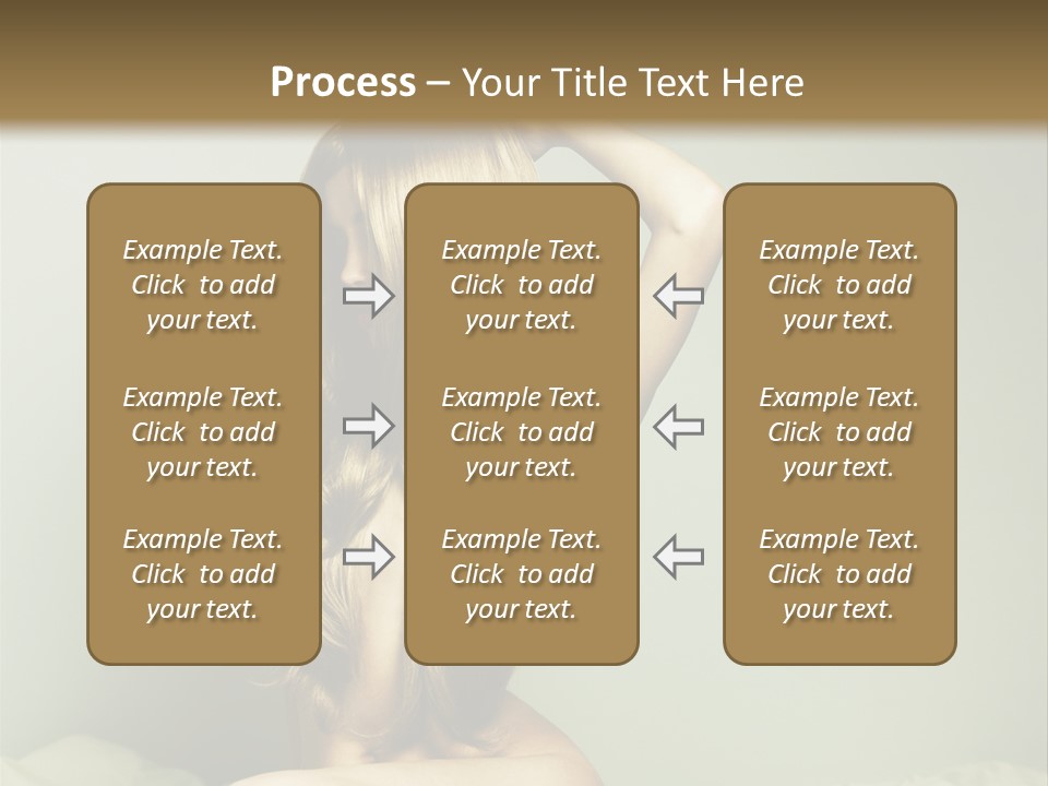 Woman Portrait Nude PowerPoint Template