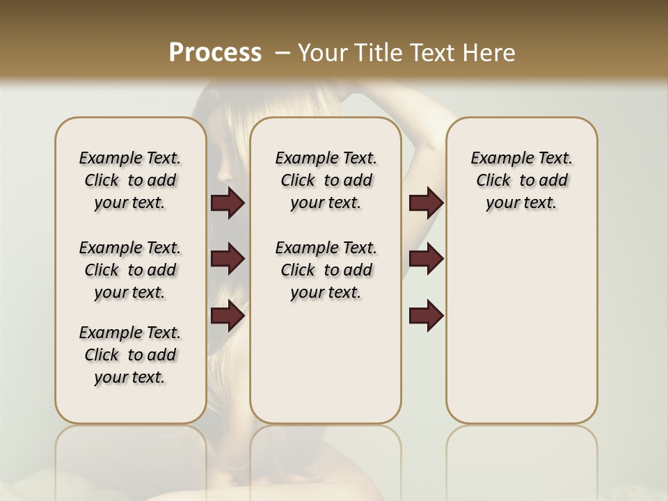 Woman Portrait Nude PowerPoint Template