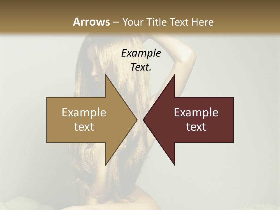 Woman Portrait Nude PowerPoint Template