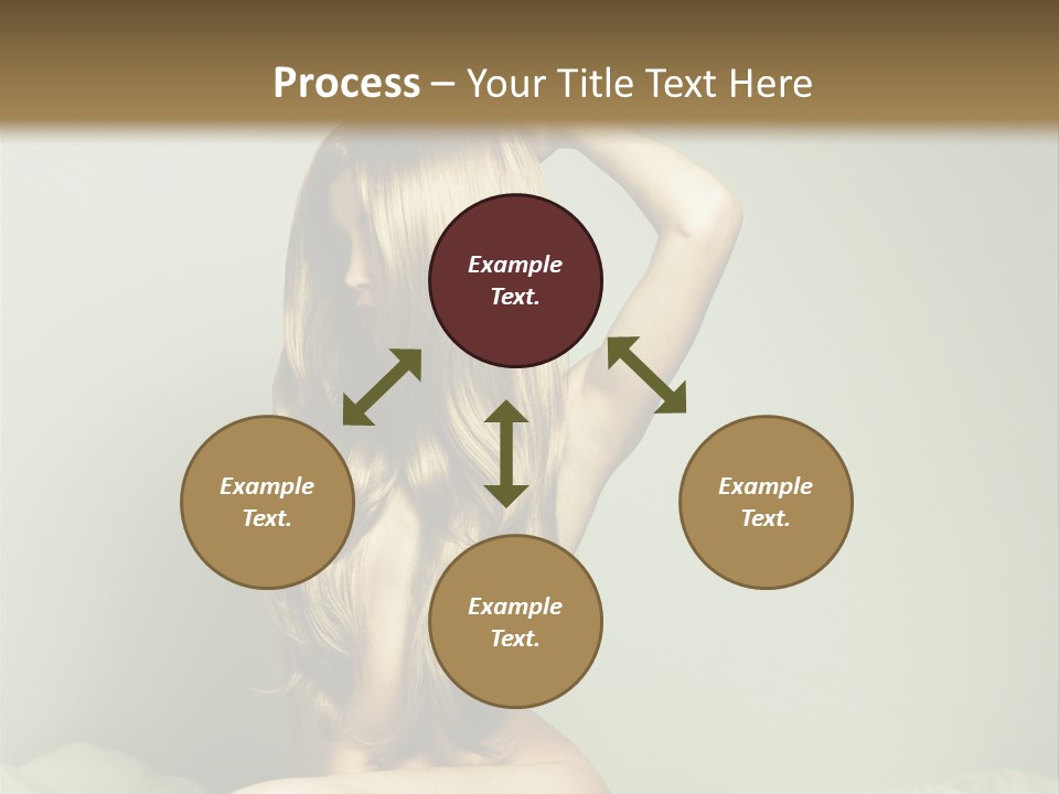 Woman Portrait Nude PowerPoint Template