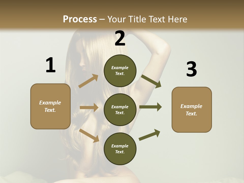 Woman Portrait Nude PowerPoint Template