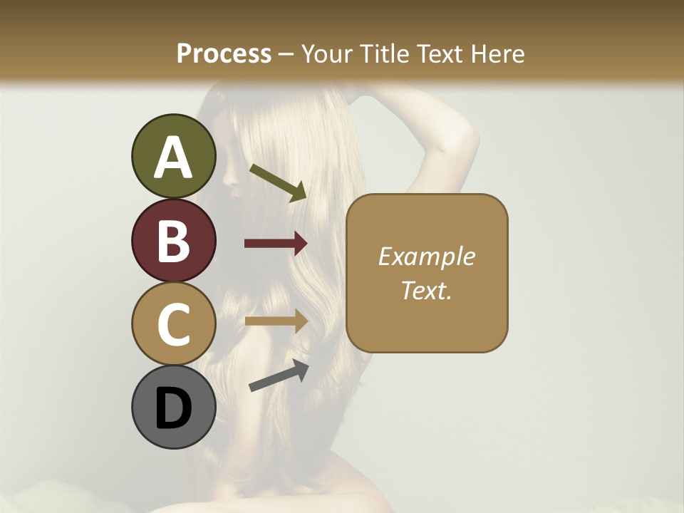 Woman Portrait Nude PowerPoint Template