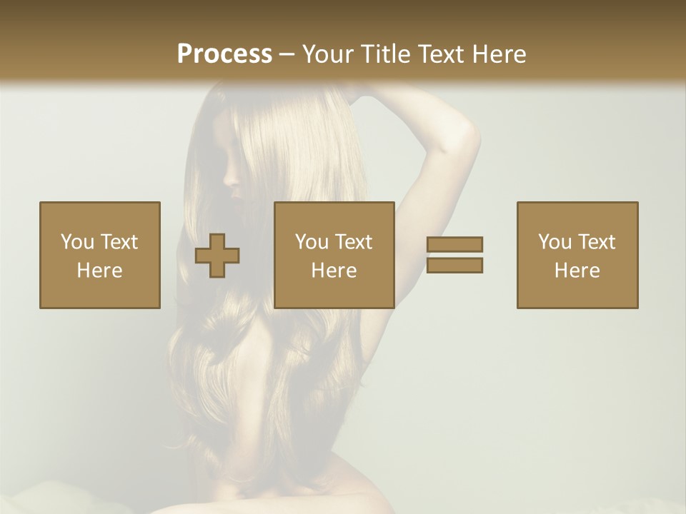 Woman Portrait Nude PowerPoint Template