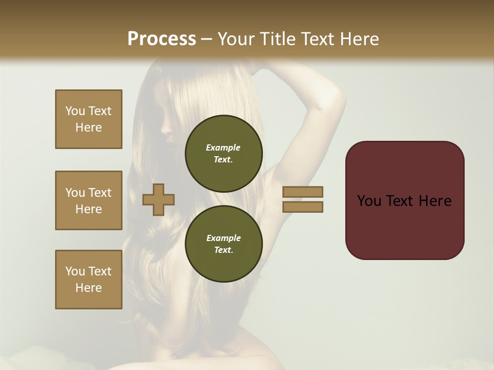 Woman Portrait Nude PowerPoint Template