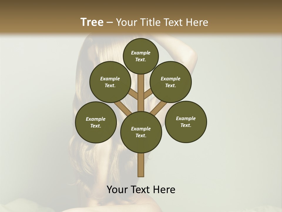 Woman Portrait Nude PowerPoint Template