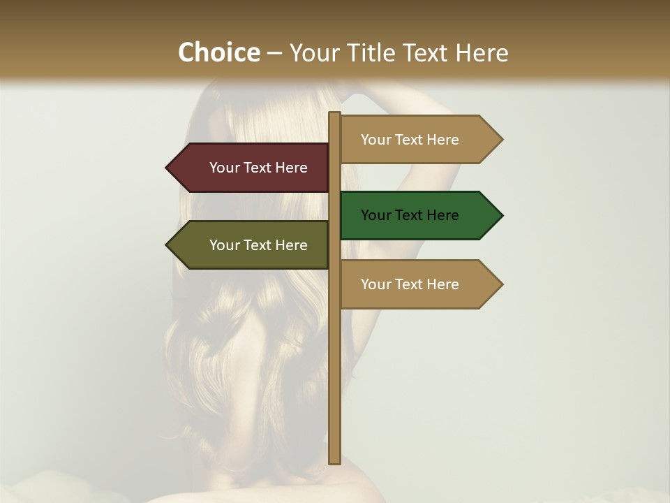 Woman Portrait Nude PowerPoint Template