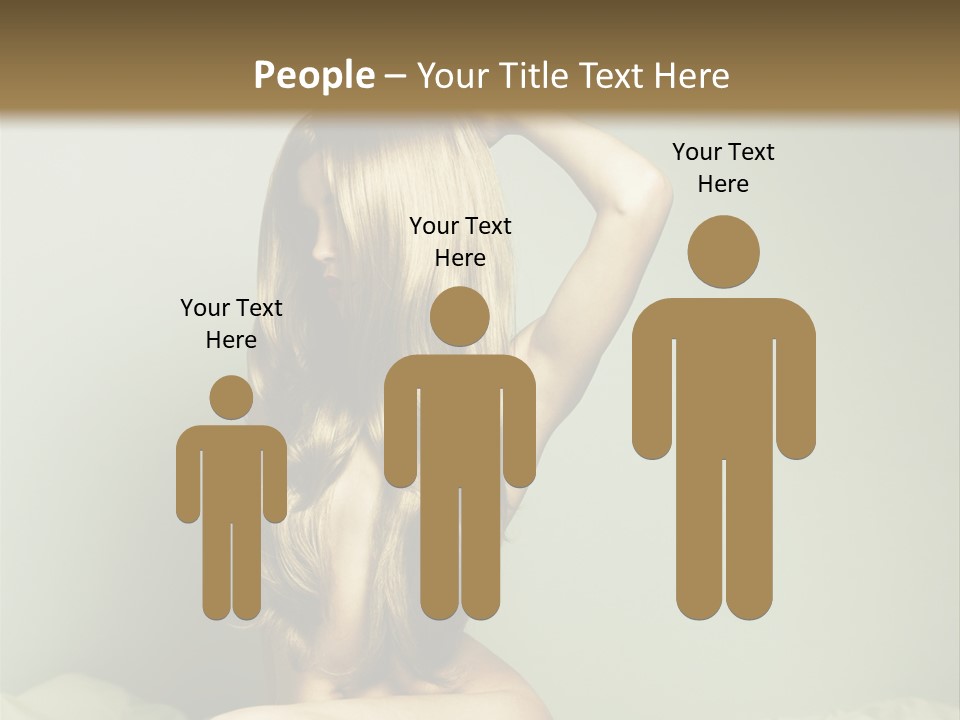 Woman Portrait Nude PowerPoint Template