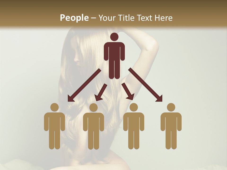 Woman Portrait Nude PowerPoint Template