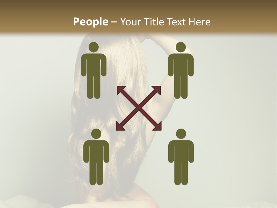 Woman Portrait Nude PowerPoint Template