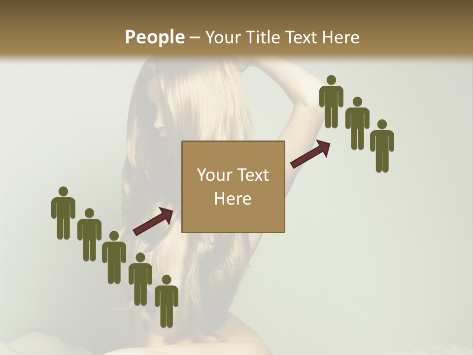 Woman Portrait Nude PowerPoint Template