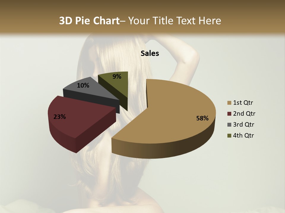 Woman Portrait Nude PowerPoint Template