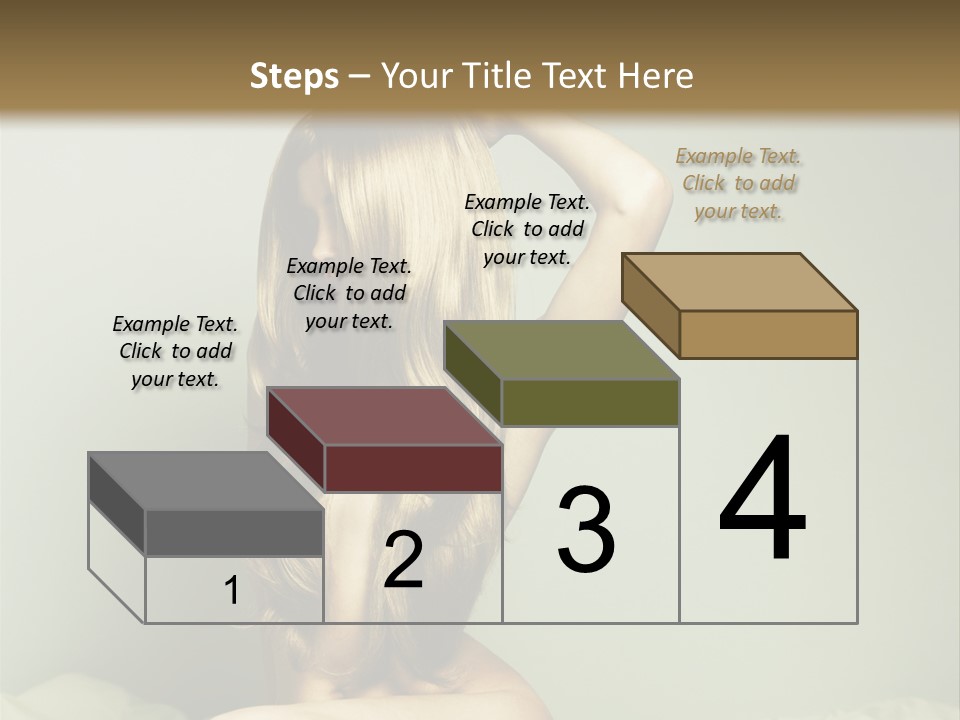 Woman Portrait Nude PowerPoint Template